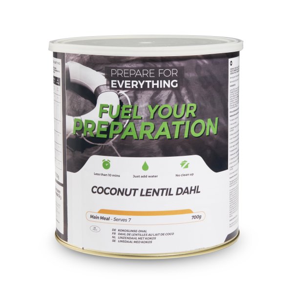 Fuel Your Preparation | Coconut Lentil Dahl | Frystorkad mat | 700g