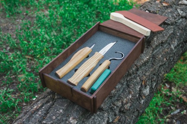 BeaverCraft Träsnidarknivset S13 Box