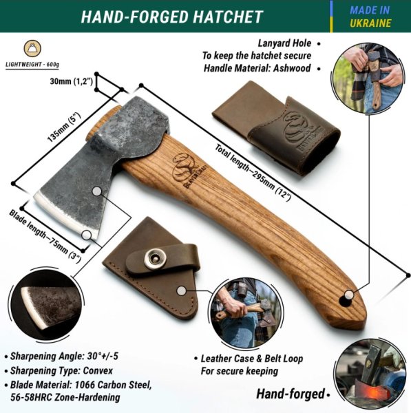 BeaverCraft Hatchet AX1