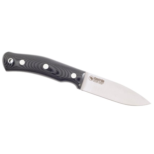 Casström No.10 Swedish Forest Knife, Svart micarta, Rostfritt, Kydex