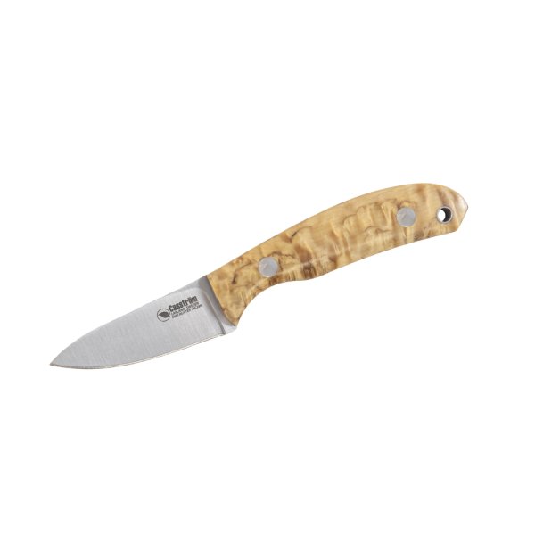 Casström Safari Mini Hunter, Stabiliserad Masurbjörk, Kydex