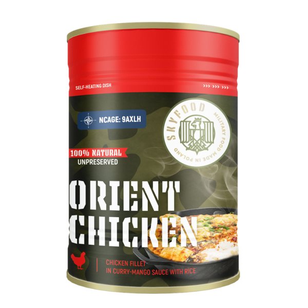 Sky Food | Orient Chicken Självvärmande Konserv | MRE | 400g