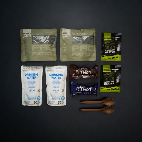 Pro Ration | Emergency Food/Water Pack Menu IV | MRE | 2200g