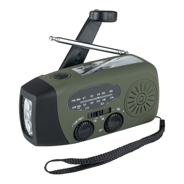 Vevradio | Solceller | Powerbank 2000 mAh | Nödradio