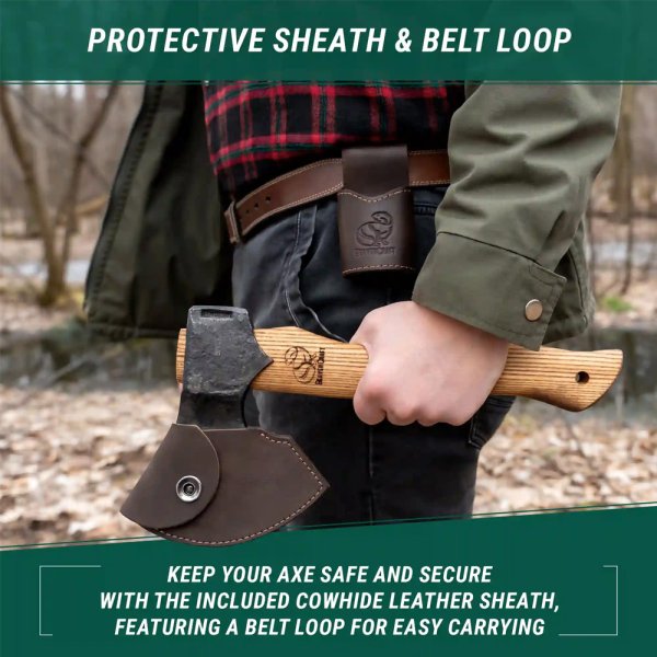BeaverCraft | Woodcraft Bushcraft Splitting Axe | AX3