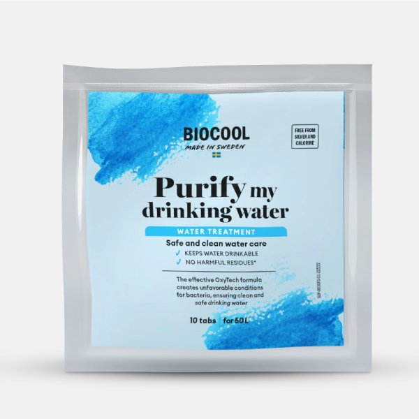Biocool Purify My Drinking Water 10 tbl | Vattenreningstabletter