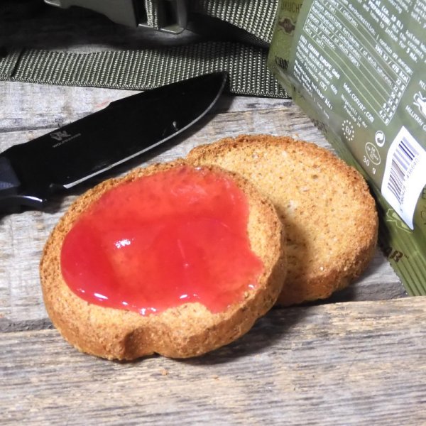 Convar Emergency Food | Nödmat Jordgubbssylt 35g 10 års hållbarhet | Basvaror | 35g