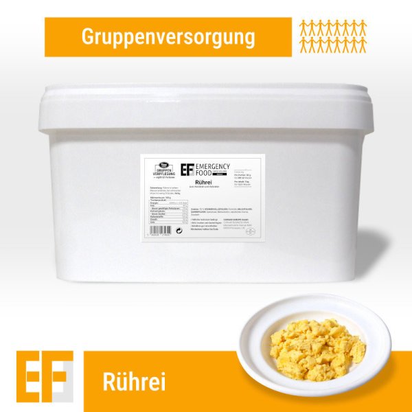 Convar Emergency Food | Scrambled eggs | Frystorkad mat | Matranson | 4000g
