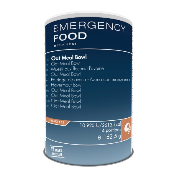 Emergency Food | Oat Meal Bowl | Frystorkad mat