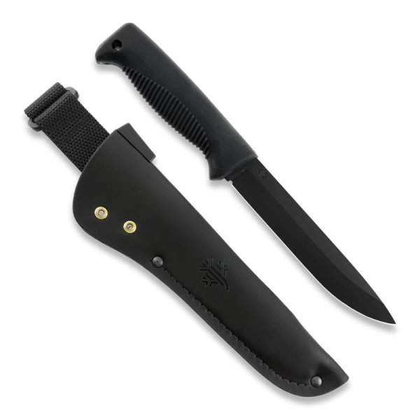 Peltonen M95 Ranger Puukko | PTFEblack | TPEblack | Leatherblack