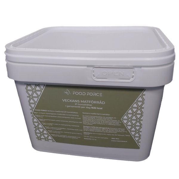 Food Force | One Week Bucket | Frystorkad mat