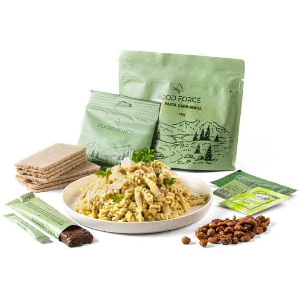 Food Force | Pasta Carbonara Main Meal | Frystorkad mat | 307g