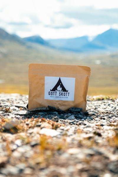 Gott Skott | Ägg & Ris Frystorkad | Friluftsmat | 110g