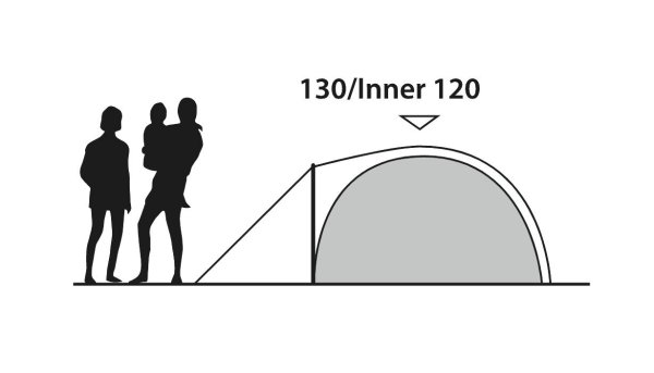 Outwell Cloud 3 | Tält | 3 personer