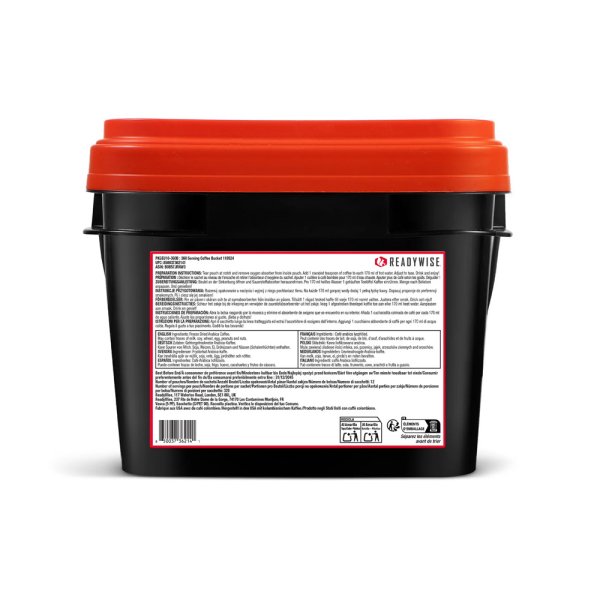 Readywise Kaffe | 360 Portioner | Lång hållbarhet | 680g