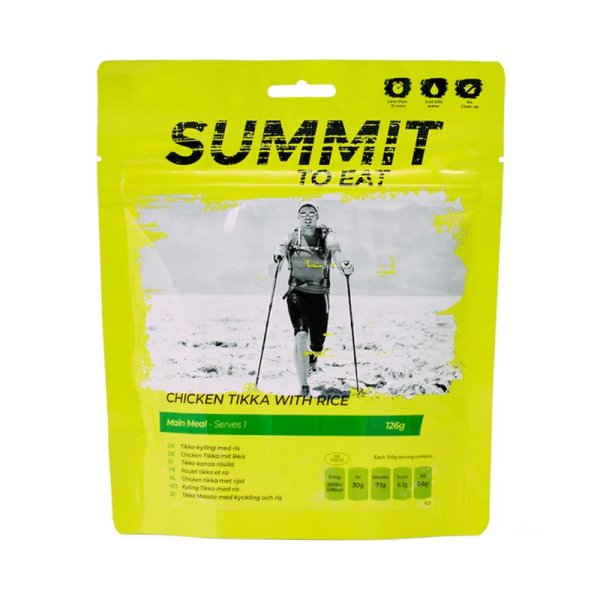 Summit To Eat | Chicken Tikka with Rice | Frystorkad mat | 126g