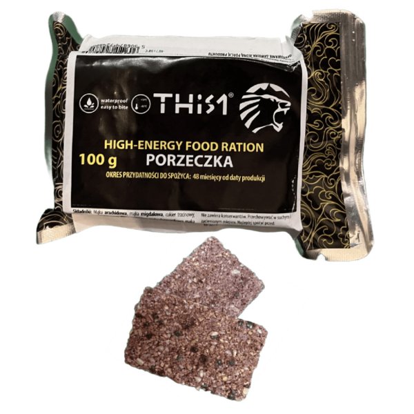 This-1 | Survival Bar | Black Currant 100g | Lång Hållbarhet | 100g